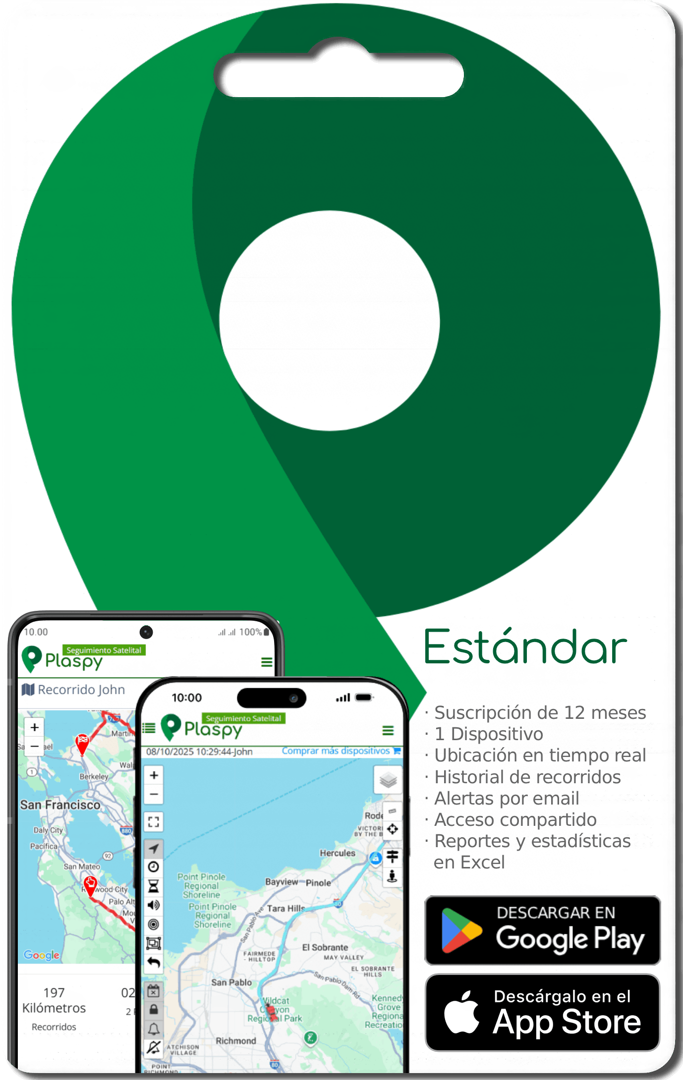 1 a&#xF1;o de Plataforma Rastreo Satelital GPS Plaspy