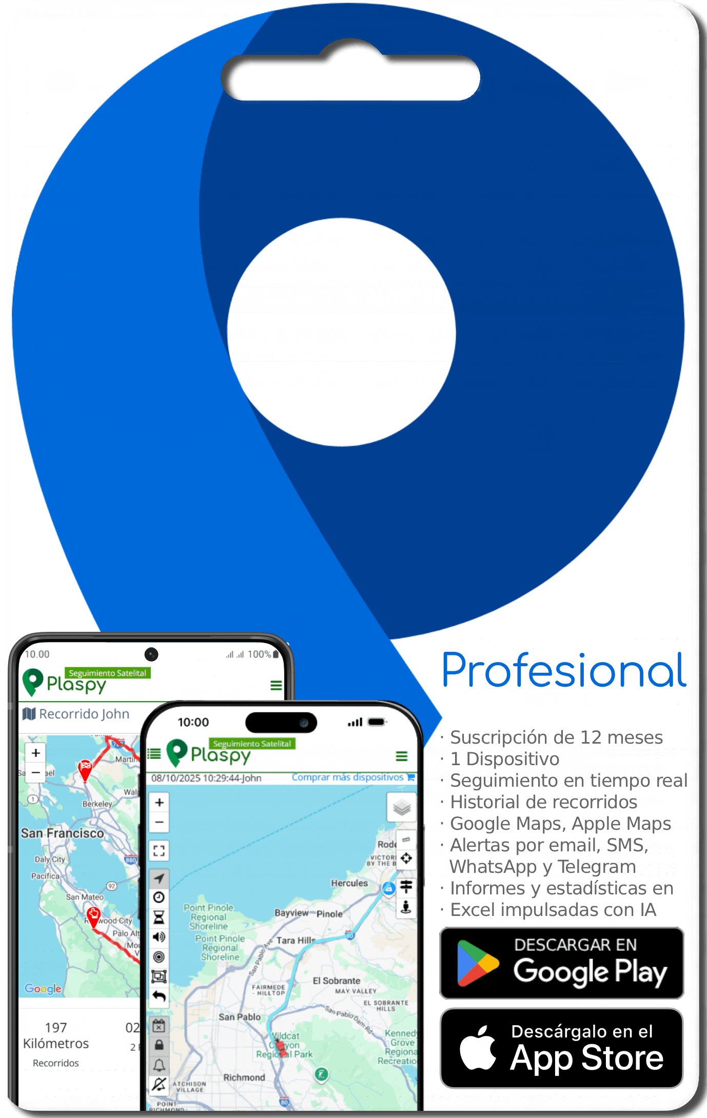 Suscripción por 1 año de Plaspy Profesional para 1 dispositivo