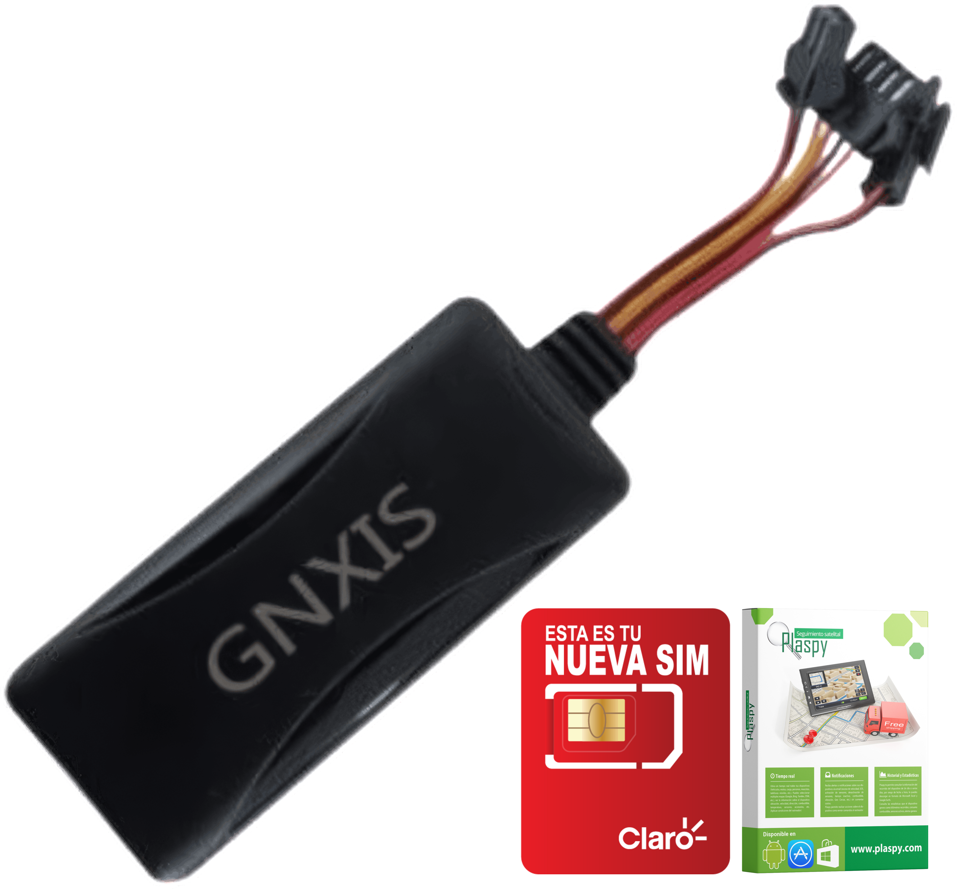 Gnxis 8 Cables + 1 Año de datos con Claro (600Mb anuales)